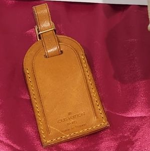 Authentic Louis Vuitton Luggage Tag